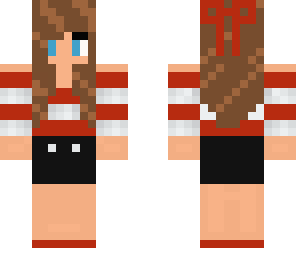 red striped girl