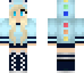 blonde dino girl