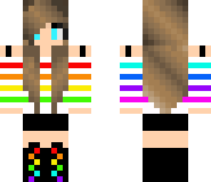 rainbow girl