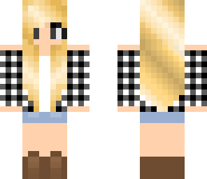 pretty plaid girl