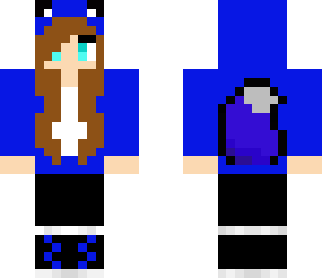 blue fox girl