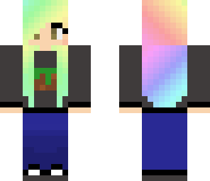 cool rainbow gamergirl
