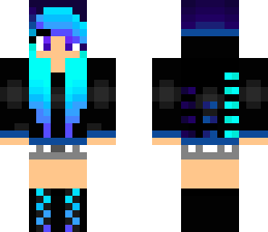 blue dj girl edit