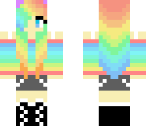 rainbow girl