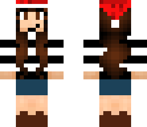 girl with santa hat
