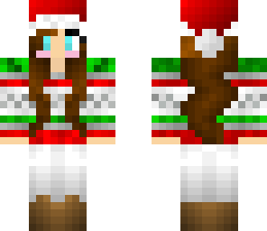chirstmas girl i edited not my skin