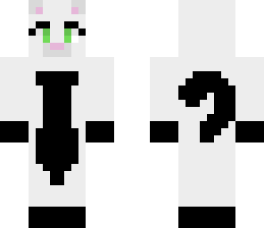 black and white kitty