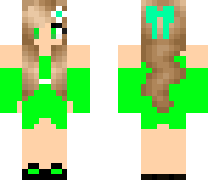 glamour green girl