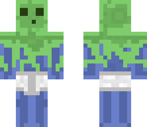 blue green slime