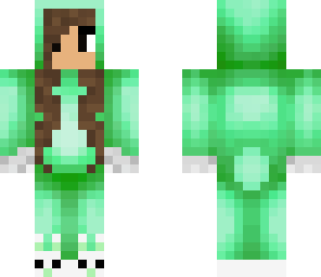 silky green bunny female