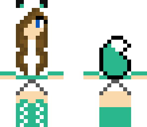 teal fox girl 2