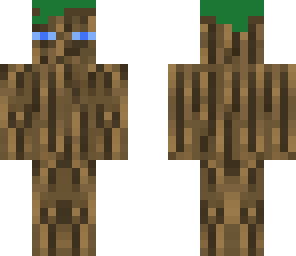 camo enderman oak wood with helmet