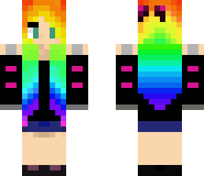 fixed real rainbow girl