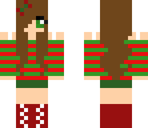 striped girl
