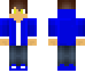 blue hoodie