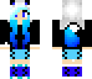 wolf or panda girl