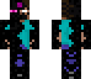 enderbrine with a helmet