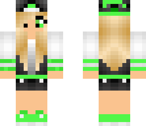 cool green girl