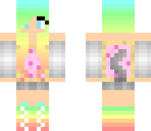 nyan cat girl - no head item