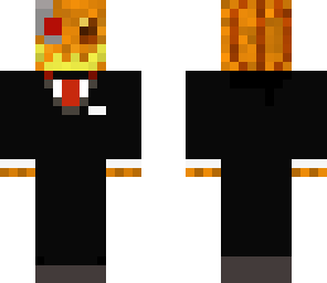 pumpkinator in a suit