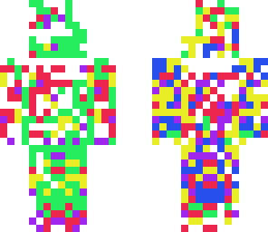 the glitchy skin