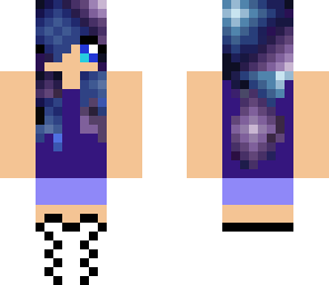 space hair girl