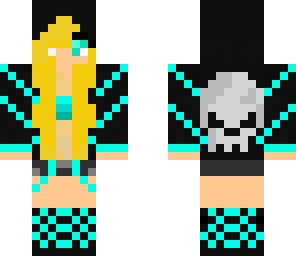 edit of a edited skull girl