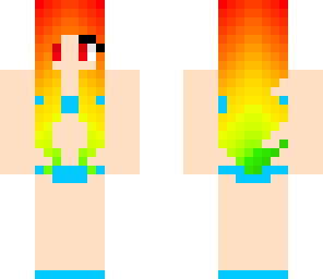 edited bikini girl
