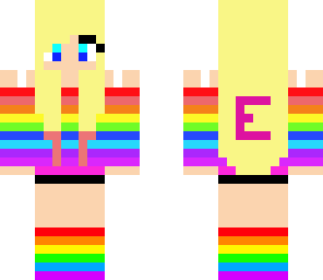 awesome rainbow girl