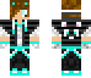 black striped panda teen with a mike