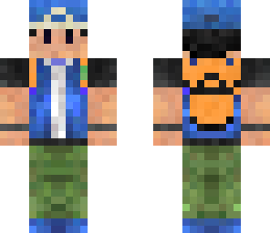 blue pokemon trainer base