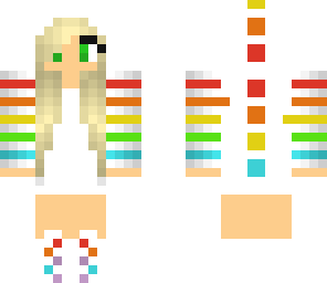 rainbow girl