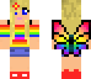 rainbow girl