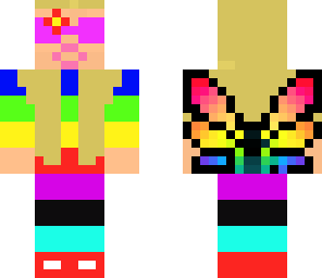 rainbow girl