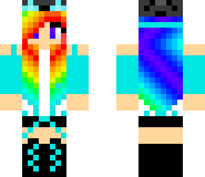rainbow girl