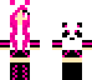 pink panda girl