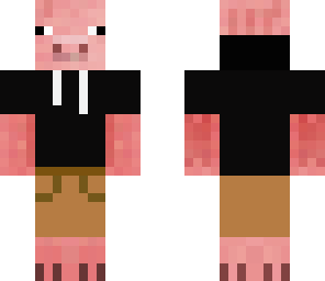 pig in hoodie