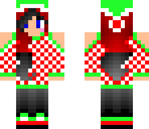 christmas elf girl-with cool hair