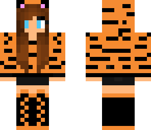 adorable tiger girl