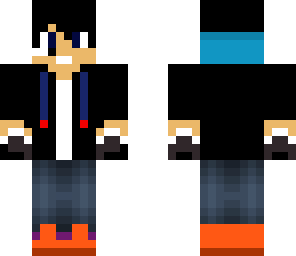 mcpeforlife2002's skin with skythekidrs gloves 3