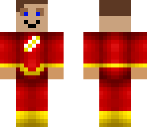 sheldon cooper in his flash costume