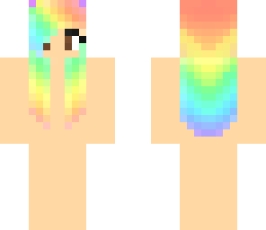 rainbow hair base