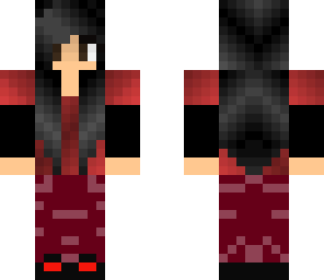 black and red girl