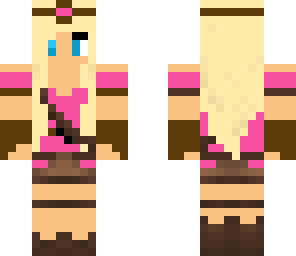 pink warrior girl