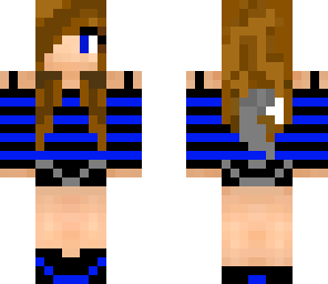 blue wolf girl