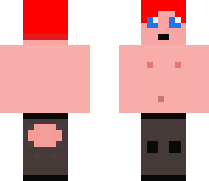 me shirtless with my booty
