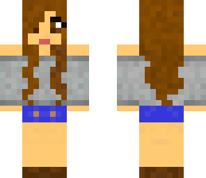 pretty with blue shorts