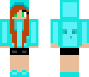 blue slime hoodie