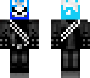 ghost rider with blue fire