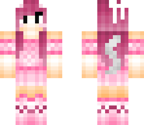 cotton candy cat girl